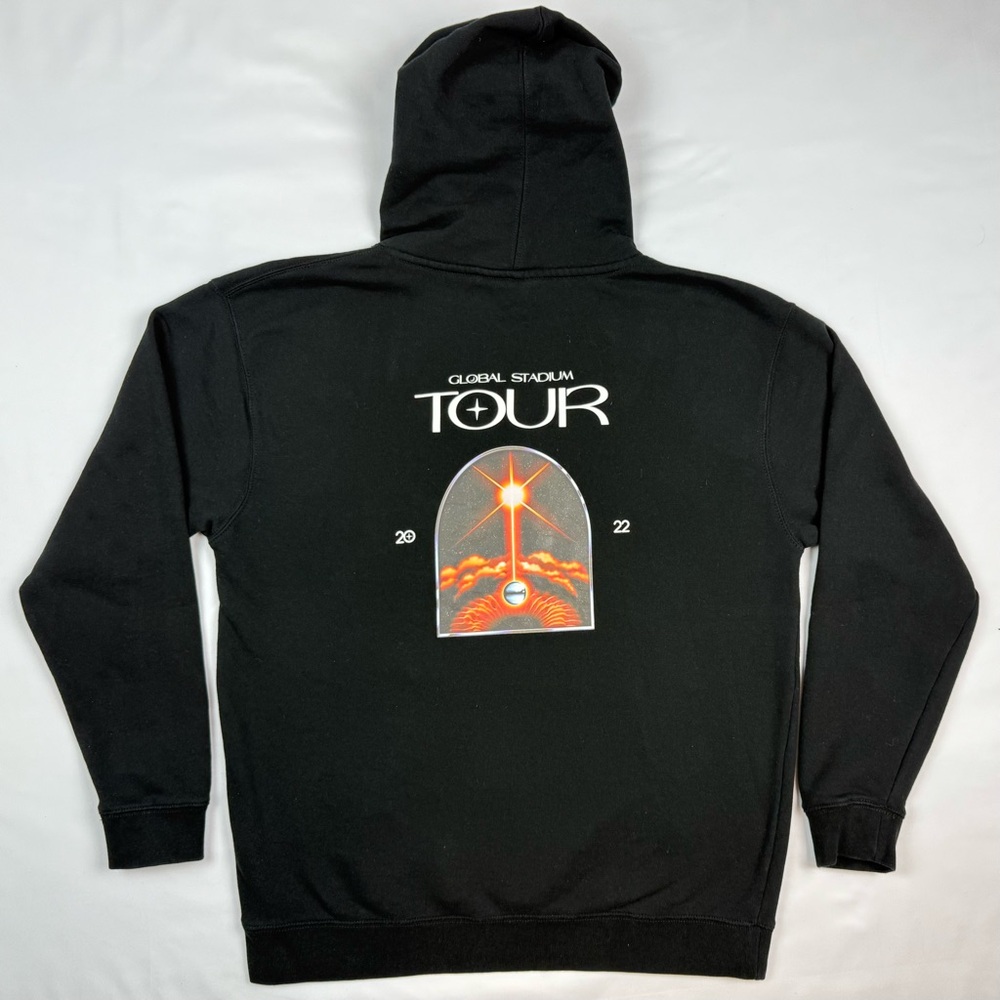 The Weeknd XO After Hours Til Dawn Tour Hoodie Sweatshirt Large 2022 Black B5